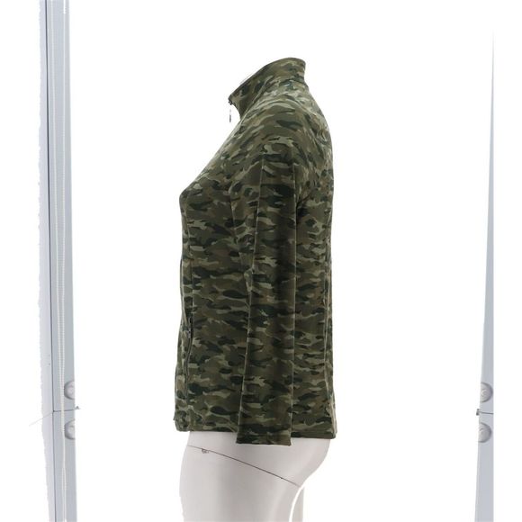 Belle Kim Gravel Zip Athletic Jacket Athletic Jacket Camo A468136H - Picture 3 of 9